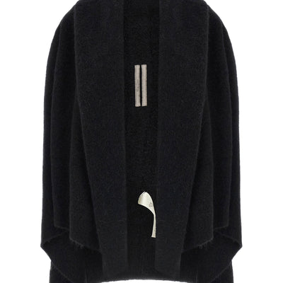 Rick Owens Hooded Medium Wrap Cardigan