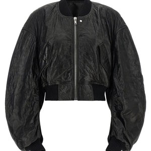Rick Owens Secchia Cropped Flight Bomber Jacket
