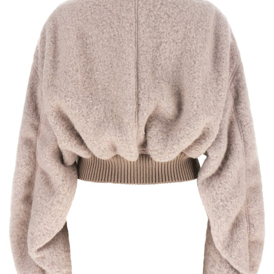 Rick Owens Secchia Cropped Flight Bomber Jacket
