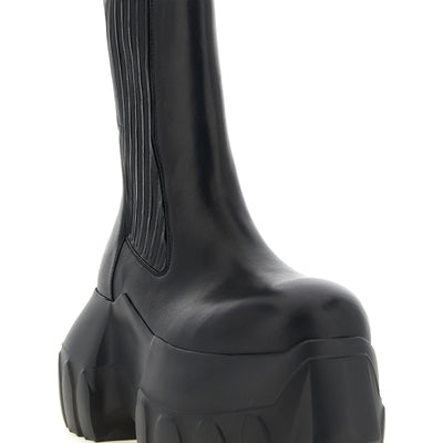 Rick Owens Beatle Mega Tractor Ankle Boots