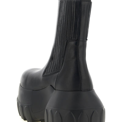 Rick Owens Beatle Mega Tractor Ankle Boots