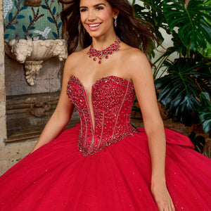 Strapless Quinceanera Dress by Rachel Allan RQ1156