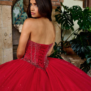 Strapless Quinceanera Dress by Rachel Allan RQ1156
