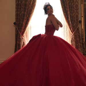 Strapless Quinceanera Dress by Rachel Allan RQ1156