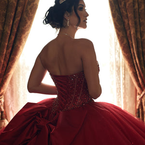 Strapless Quinceanera Dress by Rachel Allan RQ1156