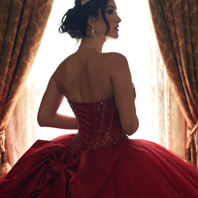 Strapless Quinceanera Dress by Rachel Allan RQ1156