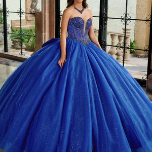 Strapless Quinceanera Dress by Rachel Allan RQ1156