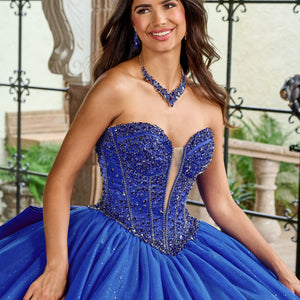 Strapless Quinceanera Dress by Rachel Allan RQ1156