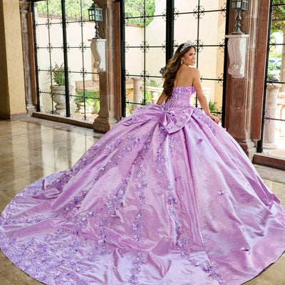 3D Floral Sweetheart Quinceanera Dress by Rachel Allan RQ1157