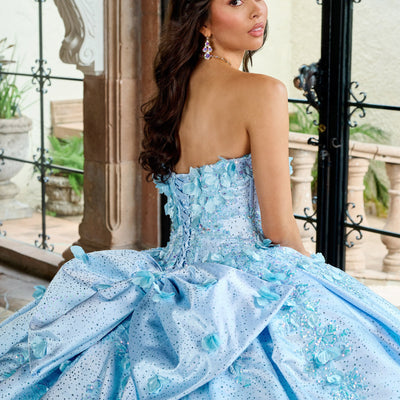 3D Floral Sweetheart Quinceanera Dress by Rachel Allan RQ1157