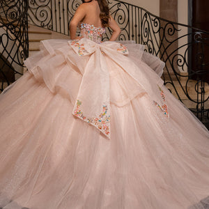 Long Sleeve Quinceanera Dress by Rachel Allan RQ1161