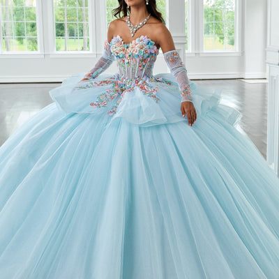Long Sleeve Quinceanera Dress by Rachel Allan RQ1161