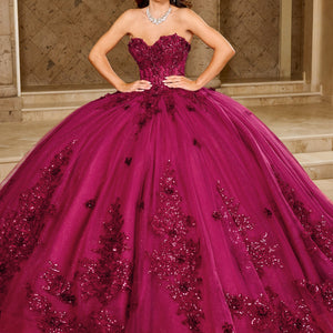 Strapless Quinceanera Dress by Rachel Allan RQ1163