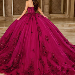 Strapless Quinceanera Dress by Rachel Allan RQ1163
