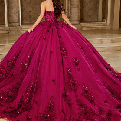 Strapless Quinceanera Dress by Rachel Allan RQ1163