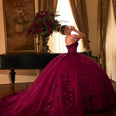 Strapless Quinceanera Dress by Rachel Allan RQ1163