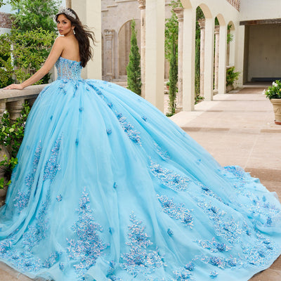 Strapless Quinceanera Dress by Rachel Allan RQ1163