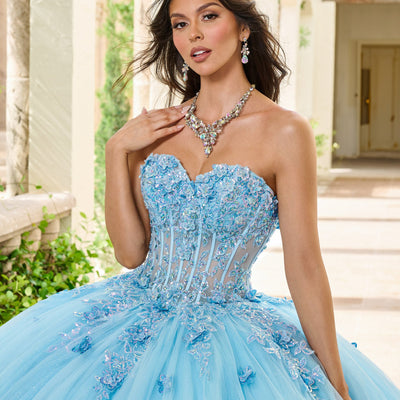 Strapless Quinceanera Dress by Rachel Allan RQ1163