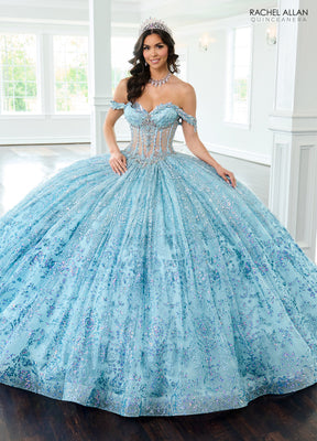 Off Shoulder Quinceanera Dress by Rachel Allan RQ2212