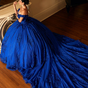 Off Shoulder Quinceanera Dress by Rachel Allan RQ2215