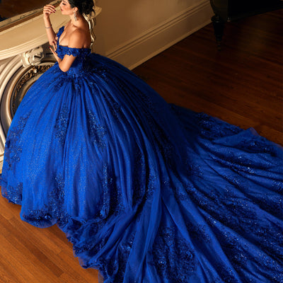 Off Shoulder Quinceanera Dress by Rachel Allan RQ2215