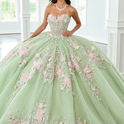 Cape Sleeve Quinceanera Dress by Rachel Allan RQ2216