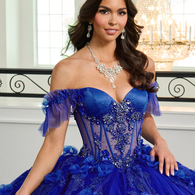 Off Shoulder Quinceanera Dress by Rachel Allan RQ2220