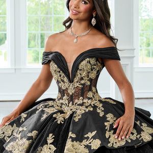 Off Shoulder Quinceanera Dress by Rachel Allan RQ2222