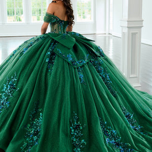 Sheer Corset Quinceanera Dress by Rachel Allan RQ2224
