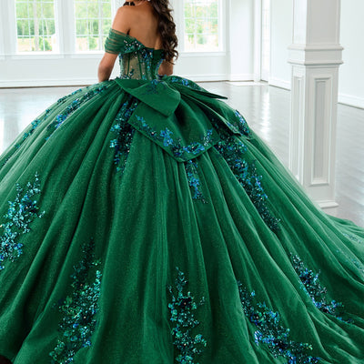 Sheer Corset Quinceanera Dress by Rachel Allan RQ2224