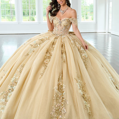 Sheer Corset Quinceanera Dress by Rachel Allan RQ2224
