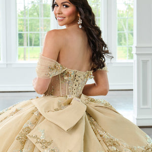 Sheer Corset Quinceanera Dress by Rachel Allan RQ2224