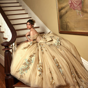 Sheer Corset Quinceanera Dress by Rachel Allan RQ2224