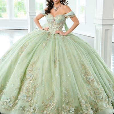 Cape Sleeve Quinceanera Dress by Rachel Allan RQ3146