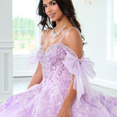 Off Shoulder Bow Quinceanera Dress by Rachel Allan RQ3147