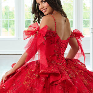 Off Shoulder Bow Quinceanera Dress by Rachel Allan RQ3147
