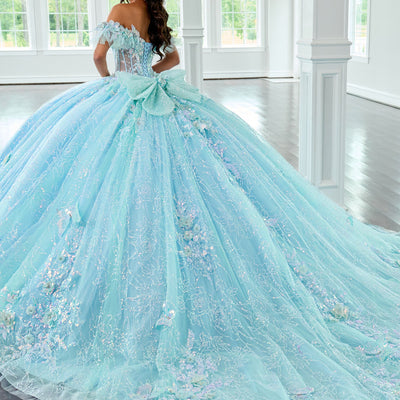 3D Butterflies Quinceanera Dress by Rachel Allan RQ3149