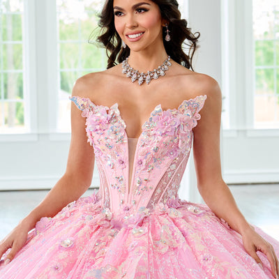 3D Butterflies Quinceanera Dress by Rachel Allan RQ3149