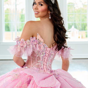 3D Butterflies Quinceanera Dress by Rachel Allan RQ3149