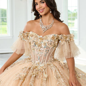 Off Shoulder Quinceanera Dress by Rachel Allan RQ3150