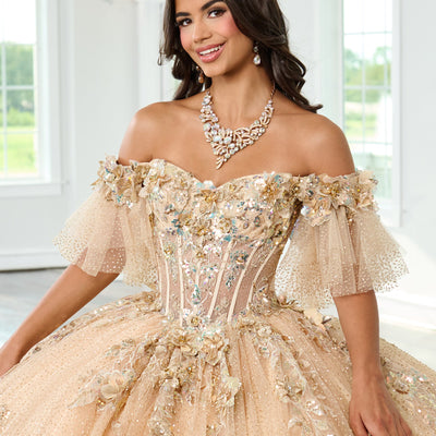 Off Shoulder Quinceanera Dress by Rachel Allan RQ3150