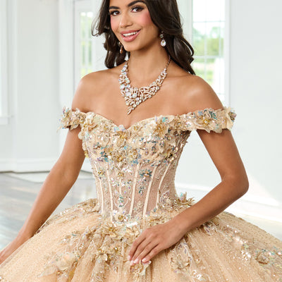Off Shoulder Quinceanera Dress by Rachel Allan RQ3150