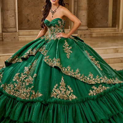 Charro Strapless Quinceanera Dress by Rachel Allan RQ5010