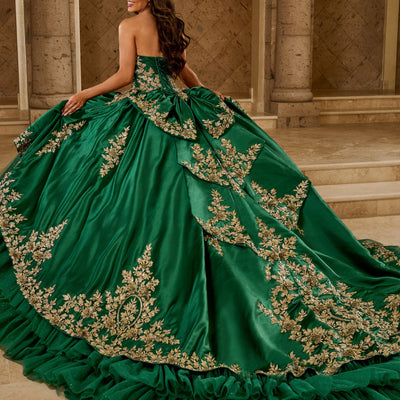 Charro Strapless Quinceanera Dress by Rachel Allan RQ5010