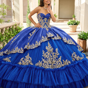 Charro Strapless Quinceanera Dress by Rachel Allan RQ5010
