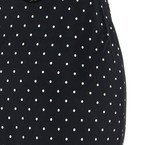 Self-Portrait Polka Dot Satin Lace Maxi Dress