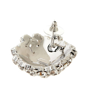 Self-Portrait Crystal Flower Earrings