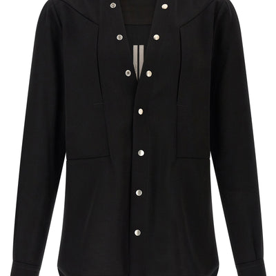 Rick Owens Larry Frogpocket Shirt