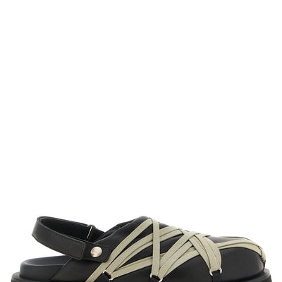 Rick Owens Padded Megalace Platform Sabots