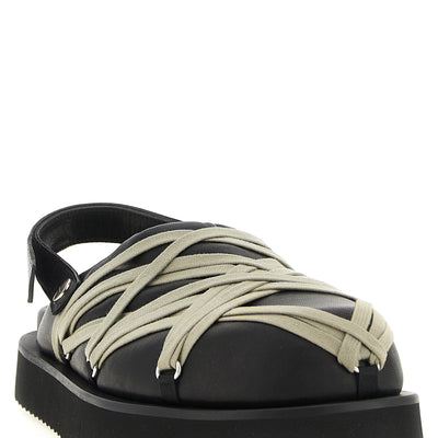 Rick Owens Padded Megalace Platform Sabots